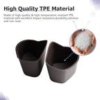 LUWU 2025 2026 Sienna Center Console Cup Holder Compatible with 2021 2022 2023 2024 2025 2026 Toyota Sienna Interior Accessories Rear Seat Door Side Silicone Cup Holder Insert Sienna 2025 Accessories
