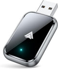 Wireless Android Auto Adapter for Android, Convert Wired to Wireless, Mini Size with Extension USB-C/Type-C, Stable Control & No Delay, Supports Car Original Control