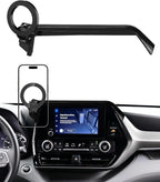 PZK Car Phone Mount for 2020-2025 2026 Toyota Highlander L/LE/Hybrid XLE Nightshade Accessories 8-inch Screen Compatible with Magsafe Phone Holder 360° Rotation Not Affect Vent (Not fit 12.3 inch)