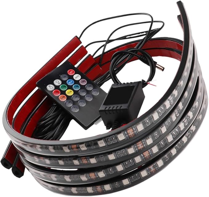 Cabilock Sound Activated Car Light Kit Ambient Lighting for Vehicle Decoration for Parties and Night Driving