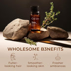 100% Pure Thyme Essential Oil - 0.34 Fl Oz - Thyme Oil for Hair, Skin, Diffuser, Aromatherapy & DIY Candle Making Scent