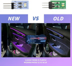 NJSBYL Blue-Purple Interior Ambient Lighting LED Circuit Board for 2016-2022 B-MW X1 F48, 2010-2017 5Series F07, 2012-2015 7Series F01 Coupe Sedan SUV Door Handle Trim/Storage/Pocket Atmosphere Light