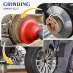 Wheel Hub Grinder Cleaning Tool,150mm Professional Wheel Hub Cleaner Hubs Resurfacing Kit,Whee-l Hu-b Grinder Ball Head Car Cup Brush Cleaning Set,for Tyre Change Rim Clean-ing and Rust Removal