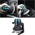 AUCELI Car Detailing Brush, Ultra Soft Auto Interior Dusting Brush with Storage Rack, Car XL Synthetic Brush Cleaning Tool, Universal Covers Large Area Inside or Outside Vehicles (Blue/Style B)