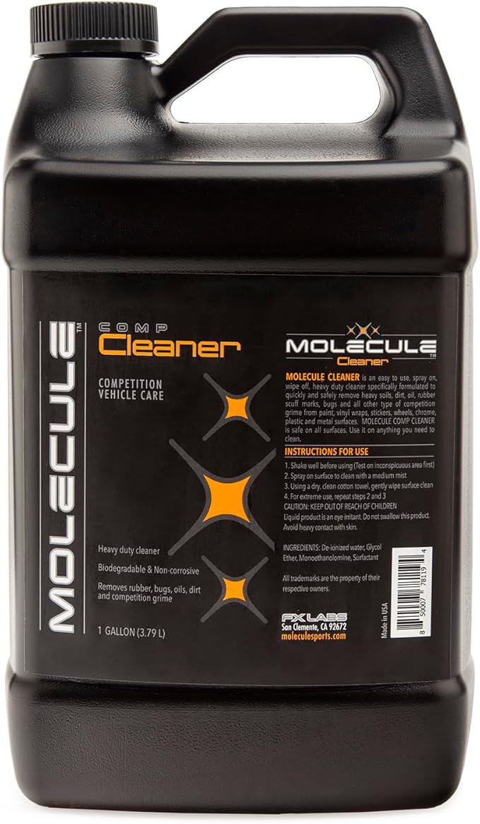 Molecule Competition Cleaner | Premium Vehicle Care | Heavy-Duty Car Cleaning Spray for Detailing Kits & Automotive Accessories | Removes Oil, Rubber & Grime | Interior & Exterior Safe | 1 Gallon