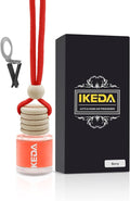 Ikeda Car Air Freshener: Hanging Car Smell Air Freshener | 10ml Hanging Car Perfume | Long Lasting Fragrance | Strong Scents Diffuser for Auto Home (Berry|Circular)