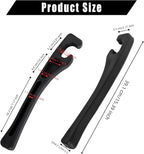 Car Seat Gap Filler Organizer 2 PCS Black Universal Seat Gap Plug Blocker Anti-Drop Console Catcher Phone Keys Storage for Car Truck SUV Auto Accessories Style2