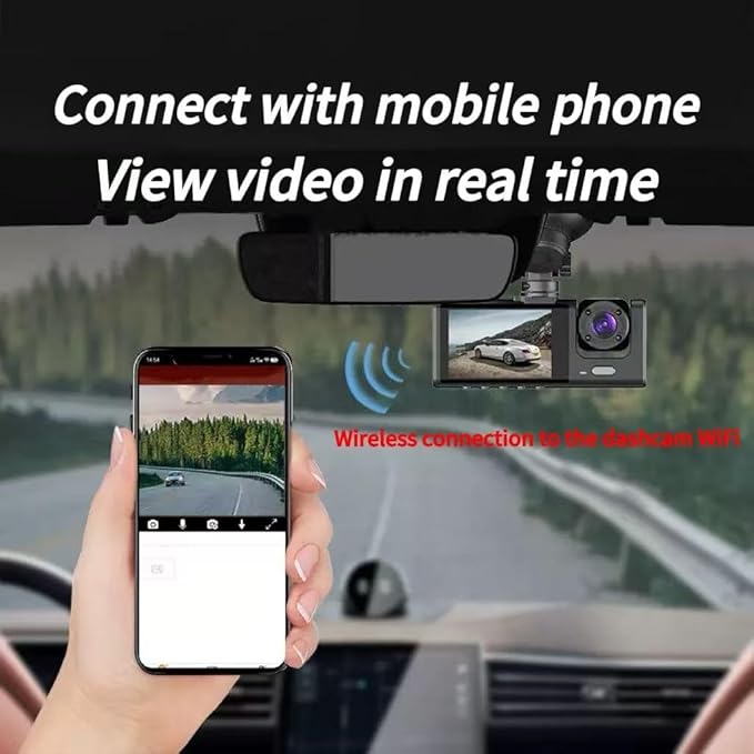 Dash Cam for Honda Odyssey 2015-2022 High-Definition Night Vision with Three Lenses Front Rear and Inside The Car Dual Recording