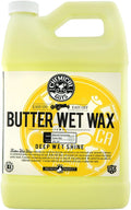 Chemical Guys WAC_201 Butter Wet Wax, Deep Wet Shine for Cars, Trucks, SUVs, RVs & More, 128 fl oz (1 Gallon) Banana Scent