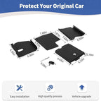 for Wrangler JL Center Console Organizer Gun Safe Box with Key Lock for Jeep Wrangler JL JLU 2018-Present for Gladiator JT 2020-Present Black Storage Accessories
