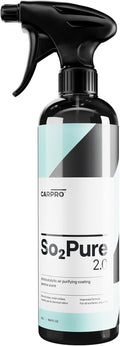 CARPRO SO2Pure 2.0 Odor Eliminator - Neutralize Odors, Cigarette Smoke, Exhaust, Chemical Smell or VOCs, Even Pet Smells from Car Fabric & Plastic, Use on Any Surface, Anywhere - 500mL (17oz)