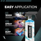 Legendary Ceramic Quick Detailer Spray 16oz - Car Detailing Spray for High Gloss Shine & Hydrophobic Protection - Ceramic Coating for Cars on Paint, Glass, Trim & Wheels