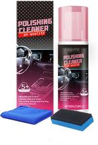 Car Interior Detailer and Protectant, Polishing Cleaner for Dashboard, Vehicle Interior Polish Interior Detailer Spray for Dashboards, Seats, Leather, and Plastic Surfaces (1 pc)