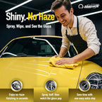 Nanoskin QUICK SHINE Quick Detail Spray 16 Oz. - Waterless Detailer Spray for Car Detailing | Deep Gloss Car Wax Booster & Clay Lubricant | Removes Dust, Smudges, Fingerprints and Other Contaminants
