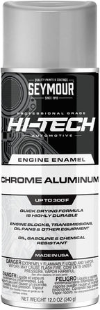 Seymour EN-41 Hi-Tech Engine Spray Paint, Chrome Aluminum 12 Ounce (Pack of 1)
