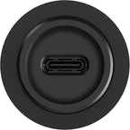 Scosche CPDACCKO Dash Mount Extension with 3 ft Cable, 12V Car Charger with Type-C Port Compatible with Apple CarPlay/Android Auto with USB-C to USB-A Adapter, Power Socket for Car, Truck, Boat