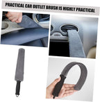 Cabilock 3pcs Vent Brush Duster Soft Cleaning Tool for Conditioner Outlets for Detailing and Dust Removal Tight Spaces and Comfortable Grip
