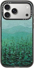 CASETiFY Impact iPhone 17 Pro Max Case [Slim/Compatible with Magsafe / 8.2 ft. 4X Military Grade Drop Protection] - Pine Forest - Clear Black