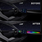 for Tesla Model 3 Y LED Dashboard Ambient Lighting Interior Lights Neon Light Kits 2025 2024 2023 2022 2021 Accessories Accessory RGB Dreamcolor, App & Remote & USB Hub, DC 12V