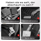 3-in-1 Car Backseat Organizer, 2026 New Multifunctional Back Seat Car Organizer with Cup Holder, Tissue Box, Trash Bin & Hooks for Hold Phones, Snacks, Drinks, Handbags (1, Orange)