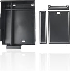 SKTU for 2023 2024 2025 Hyundai Palisade Center Console Organizer 2023 2024 2025 Palisade Center Console Tray 2023 2024 2025 Palisade Accessories Armrest Box with Coin and Sunglasses Holder (White)