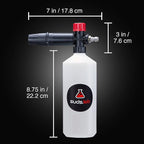 Suds Lab F2 Super Wash Foam Cannon, Adjustable Foam Nozzle, Quick Connect to any Pressure Washer, Clean Dirt and Dust, Home Car Washing