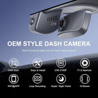 mangoal STARVIS 2 Front 4K HDR Dash Cam IMX678, Custom Fit for Mazda CX-50 2025 2026(Model B), 5GHz WiFi, GPS, 64GB Card