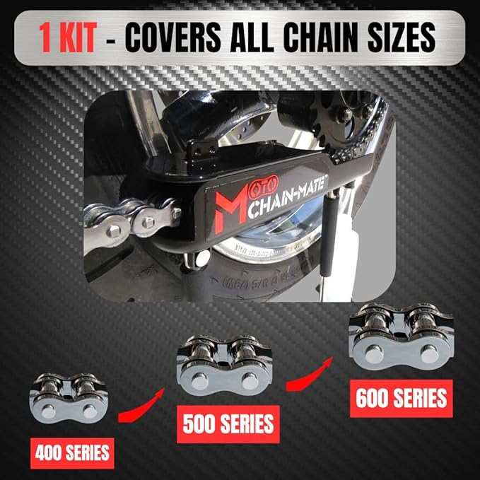 Moto Chain-Mate - The Ultimate Motorcycle Chain Cleaning and Lubrication Kit !