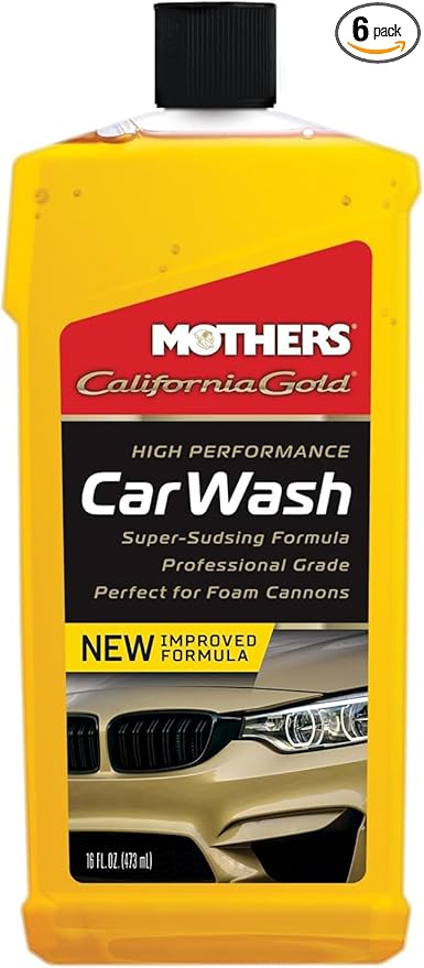 Mothers 05600-6 California Gold Car Wash - 16 fl. oz., (Pack of 6)