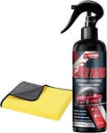 Pro-Grade Sio2 Ceramic Coating Spray 6.8 oz - Super Hydrophobic Water Beading & Deep Gloss Paint Sealant - 3 Months of Long-Lasting Shine & Sleek Slickness - Ultimate All-Season Defense
