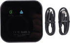 Sanpyl Wireless Car Play Adapter 6 in 1, 4G LTE Car Video Box with 4+64GB, for OS X Android, Dual App Functionality and Real Time Vehicle Tracking