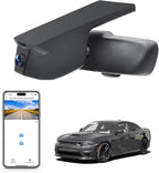 Mangoal 4K Dash Cam Custom Fit for Dodge Charger 2015 2016 2017 2018 2019 2020 2021 2022 2023(Model A),GT R/T SRT Hellcat Widebody SXT Scat Pack,Integrated OEM Look,UHD 2160P,WiFi & App,64GB Card