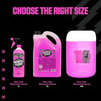 Muc Off 664US Nano-Tech Motorcycle Cleaner, 1 Liter - Fast-Action, Biodegradable Motorbike Cleaning Spray - Safe On All Surfaces and All Types of Motorcycle Pink