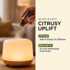 100% Pure Orange Essential Oil - 0.34 Fl Oz - Orange Oil for Hair, Skin, Diffuser, Aromatherapy & DIY Candle Making Scent