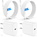 iPhone 17 16 15 Fast Charger 10ft, USB C Charging Block and Long Type C to C Cable Cord, iPad Wall Plug Power Adapter Cube Brick for Apple iPhone 17 Pro Max/17 Air/16 e/16 Pro/15 Plus/15 Mini/Samsung