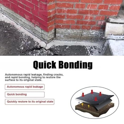 Leak Sealant Spray, Leak Repair Waterproof Sealant Sprays with Brush, Multi-Surface Leakrepair Indoor and Outdoor Waterproof Coating, Fast Drying, Easy to Apply