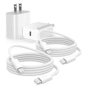 2 Pack 6FT 20W Fast Wall Charger Block for iPhone 16e 16 15 Chargers,iPad 11 A16 2025,AirPods 4th, iPhone 16 Plus/16 Pro Max/iPhone 15 Pro Max, iPad 10th Tablet USB Type C to USB C Charging Cord Cable