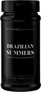 Mavwicks Fragrances - Upholstery Deodorizer (Brazilian Summers) 16 oz - Rug, Couch & Carpet Deodorizer - Vacuuming Powder, Pet Safe Carpet Freshener Powder - Odor Eliminator for Home