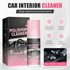 Polishing Cleaner, 2026 New Car Interior Cleaner, Polishing Cleaner Car Interior Spray, Interior Detailer Spray for Rubber Leather Car Interior, Easy Application for Daily Vehicle Care (3pcs)