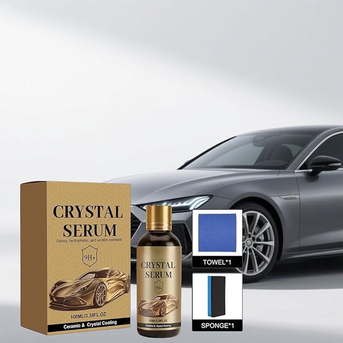 100ML Ceramic Car Coating Kit – Advanced Graphene Ceramic Coating for Cars, Professional 9H Graphene Coatings for Auto Car Detailing Gloss & Protection