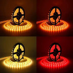 SUPERNIGHT LED Strip Lights, RGB Color Changing 16.4Ft SMD5050 LEDs Flexible Light Strip Rope Lighting Kit with 44 Key Remote Controller and 12V Power Supply for Bedroom TV Backlight Christmas