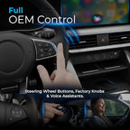 AutoSky AI Box Lite – Wireless CarPlay & Android Auto Adapter, Plug-and-Play, Fast Connection, Stable Performance, Stream Netflix & YouTube via Hotspot, Works with OEM Touchscreen