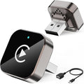 (2026 Upgraded) Wireless CarPlay Adapter for Apple iPhone＆Android, Small Size,Plug and Play,Fast and Stable Connection Wireless Adapter for CarPlay＆Android-No Latency to Screen(Black)