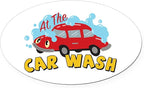 CafePress The Car Wash Euro Oval Car Bumper Magnet