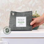 Moso Natural Air Purifying Bag 300g (10.58oz) Premium Bamboo Charcoal Odor Absorber for Home & Pet, Closet Odor Eliminator & Small Room Deodorizer, Charcoal Bags Last 2 Years, Unscented