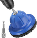 Wheel Hub Grinder Cleaning Tool, Professional Wheel Hub Cleaner Hubs Resurfacing Kit, Universal Wheels Hubs Brush with 150mm Silicon Carbide Disc for Tyre Change Rim Cleaning and Rust Removal (Style2)