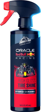 Armor All Podium Series Hybrid Ceramic High Gloss Tire Shine Spray, 16 fl oz, Long-Lasting Car Tire Shine Developed in Collaboration With Oracle Red Bull Racing