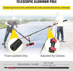 Window Cleaning Brush Equipment Outdoor Window Cleaner Brush Solar Panel Cleaning Tool Washing Tool Tall Window Glass Cleaning Poles Telescopic Water Fed Brush 3.6m/12ft (5.4m/18ft)