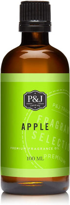P&J Fragrance Oil | Apple Oil 100ml - Candle Scents for Candle Making, Freshie Scents, Soap Making Supplies, Diffuser Oil Scents