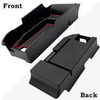 Compatible with Camry XLE/XSE 2018-2023 Center Console Organizer Tray Accessories, Fit Dual USB Ports (Red)